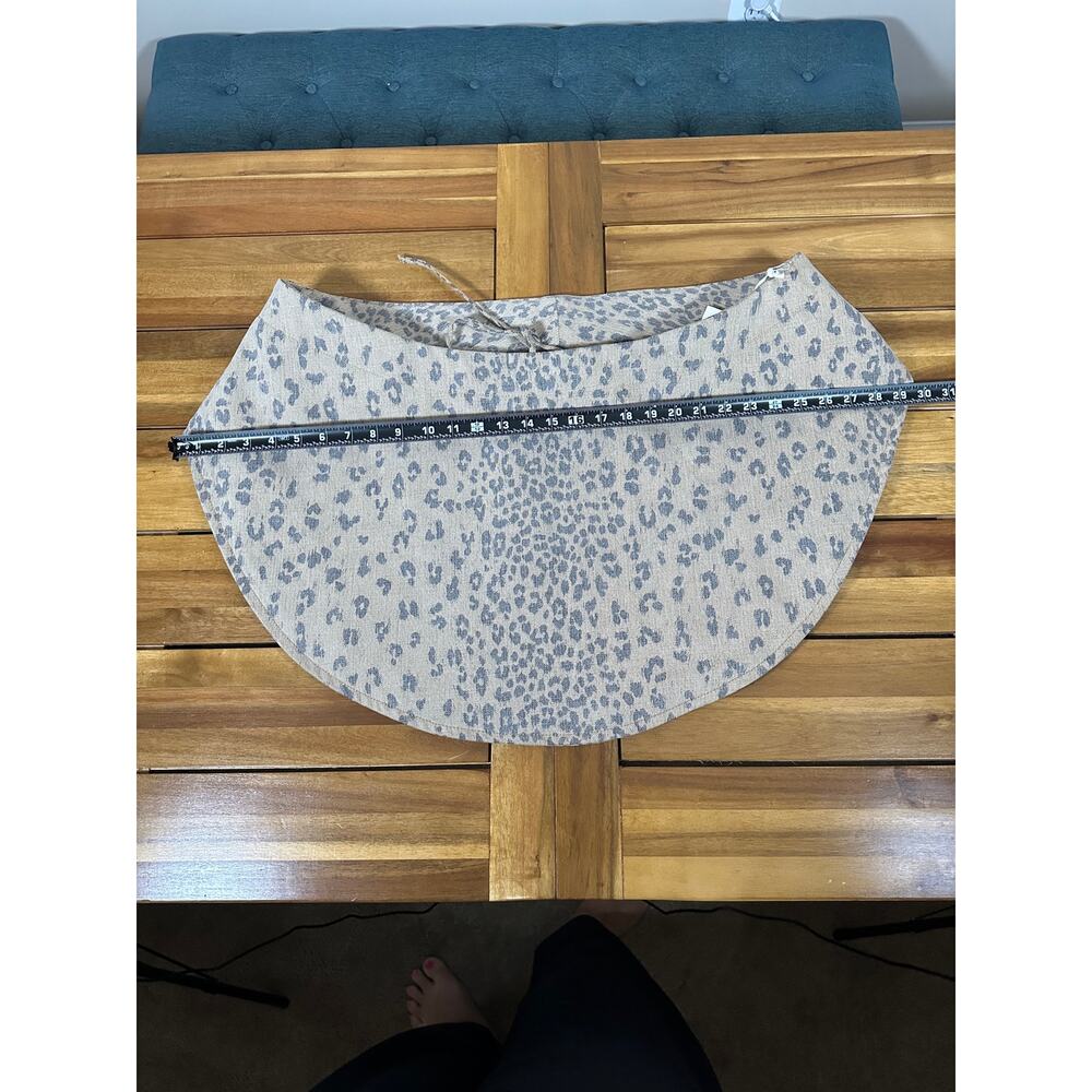 Citizens of Humanity Boho Bag Natural Cheetah Denim Hobo Tote NWT Anthropologie - Picture 8 of 9